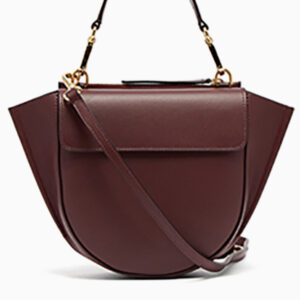 A brown bag with a strap on it
